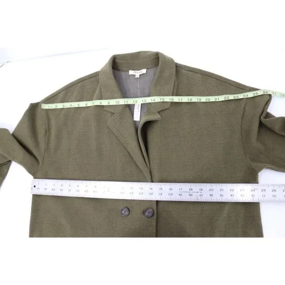 NWT Madewell Blazer Womens XXL Brushed Redford Glen Plaid Green